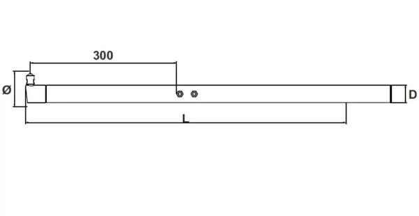 Нижнее плечо TECNA 4567 для стационарных сварочных машин TECNA 4605, 4606, 4610, 4611,4643, 4644, 4648, 4649